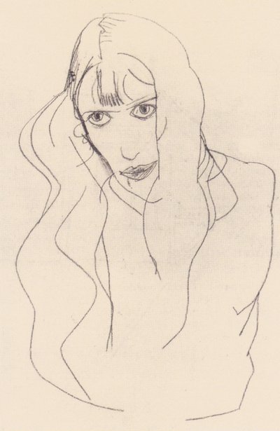 Ritratto di donna Wally da Egon Schiele